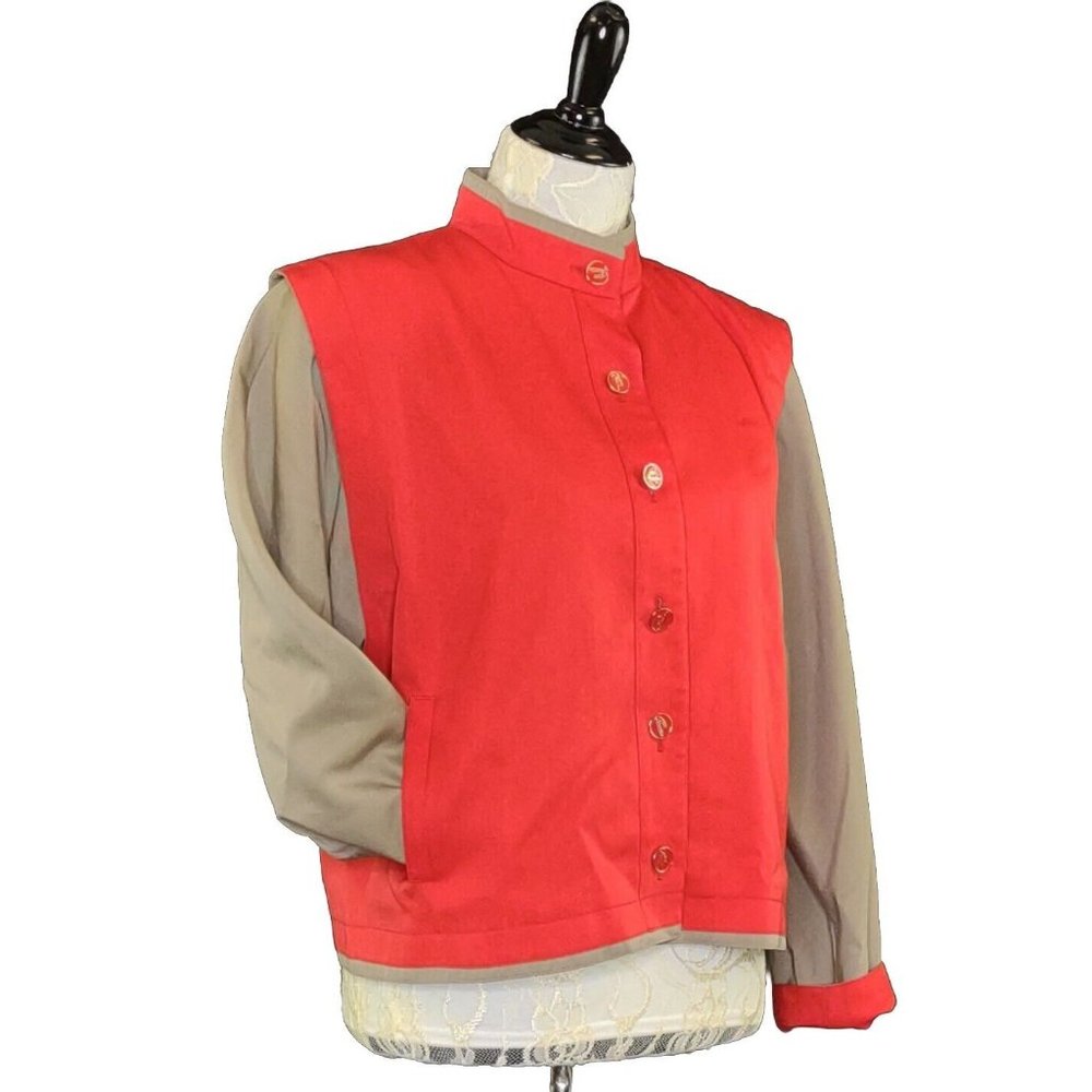Vintage Louis Feraud 1980s Color Block Jacket